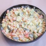 Рецепт салату з нутом і овочами
