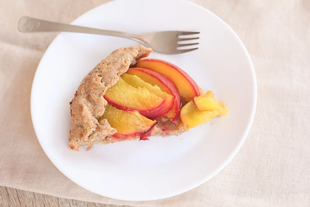 Галета з персиками без цукру